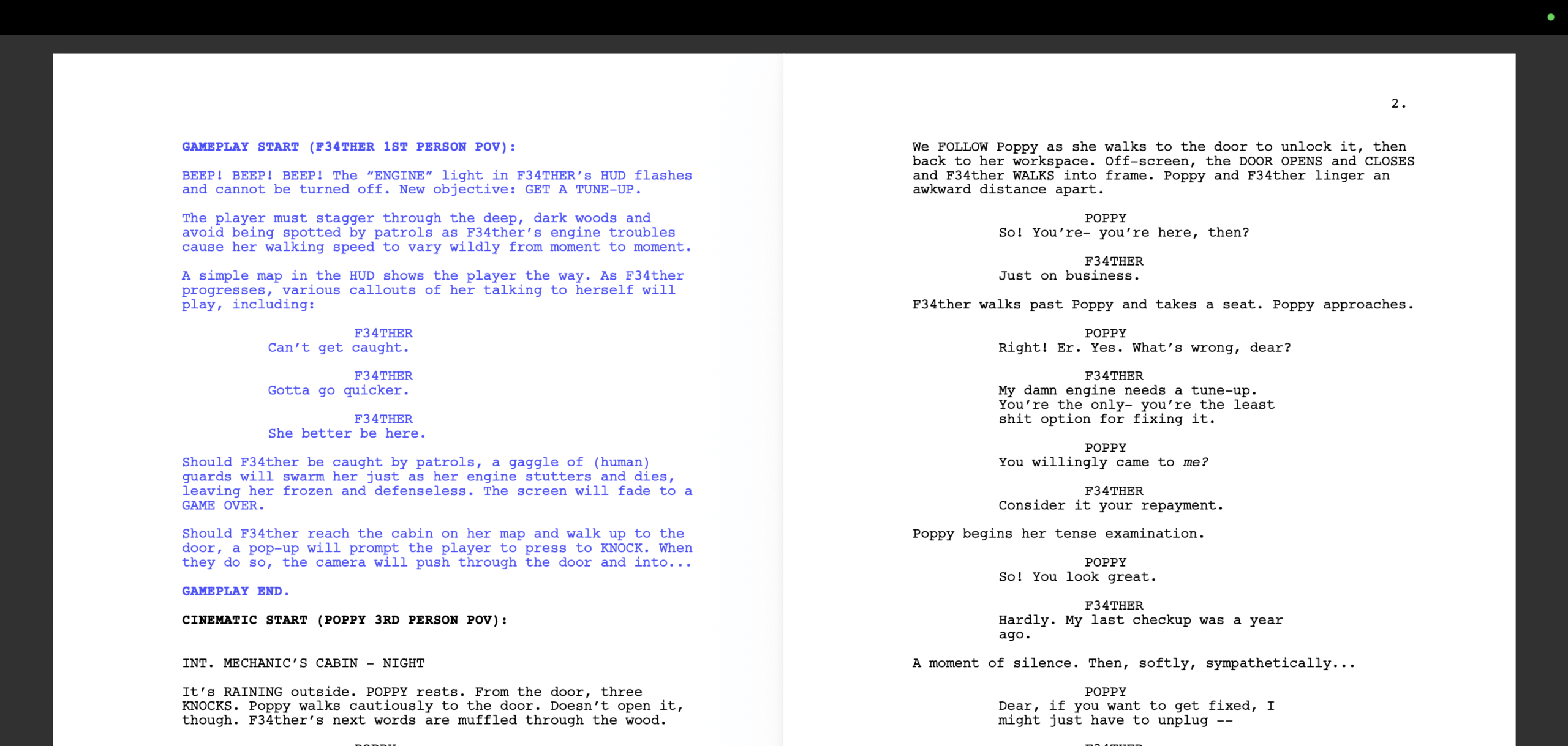 Initial Script
