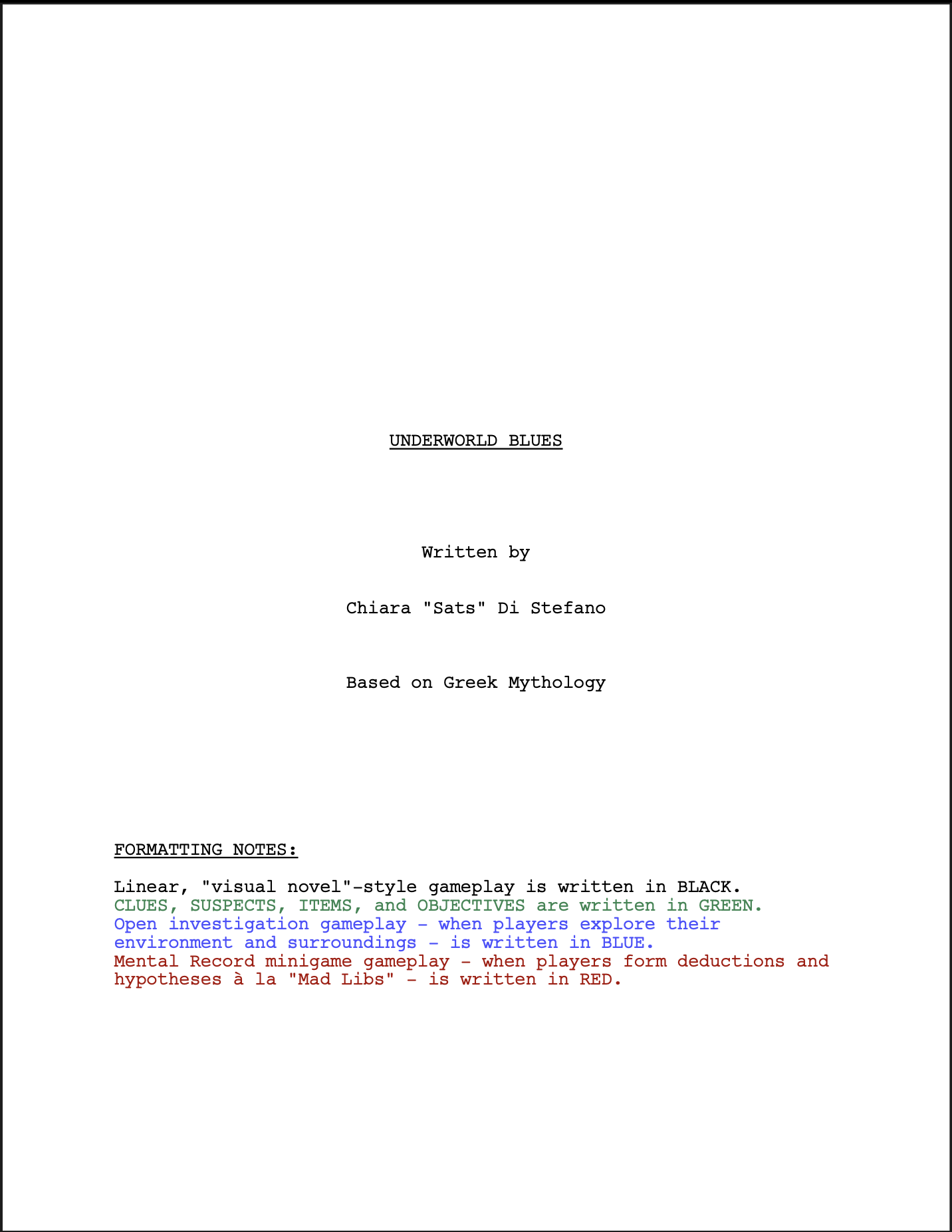 Final Draft Title Page